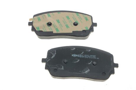 Комплект гальмівних колодок (дискових) icer 182365