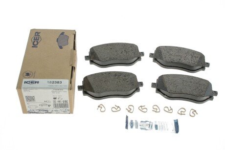 Комплект гальмівних колодок (дискових) icer 182383
