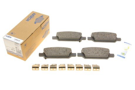 Комплект гальмівних колодок (дискових) icer 182412 на Рено 11