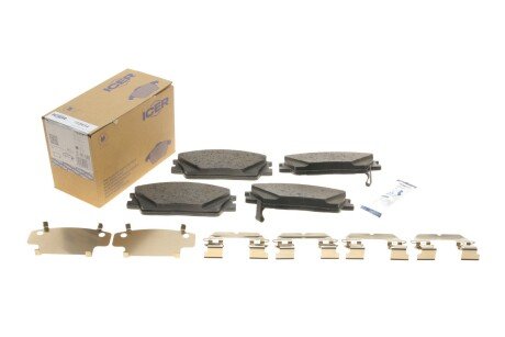 Комплект гальмівних колодок (дискових) icer 182414