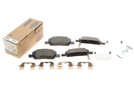 Комплект гальмівних колодок (дискових) icer 182420