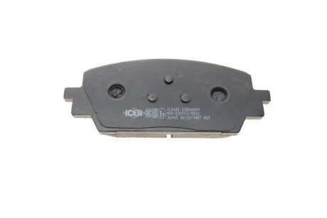 Комплект гальмівних колодок (дискових) icer 182428