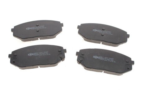 Комплект гальмівних колодок (дискових) icer 182429