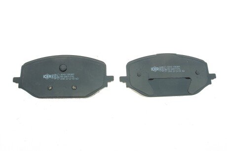 Комплект гальмівних колодок (дискових) icer 182438