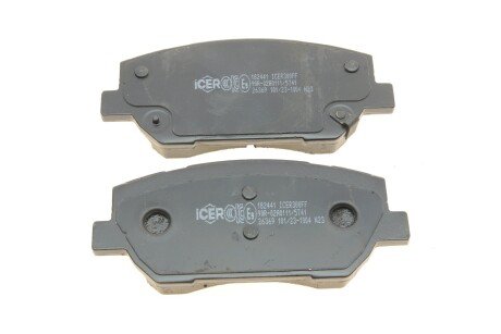 Комплект гальмівних колодок (дискових) icer 182441