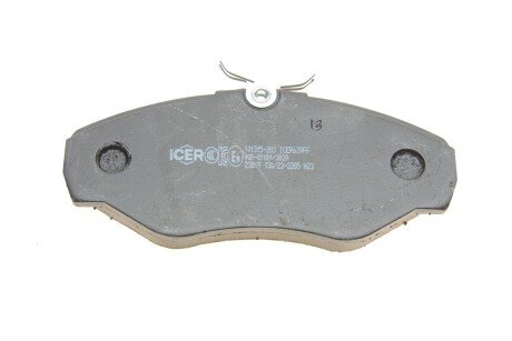 Передні тормозні (гальмівні) колодки icer 141315203