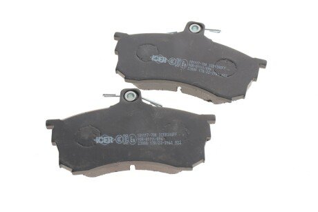Передні тормозні (гальмівні) колодки icer 181117700