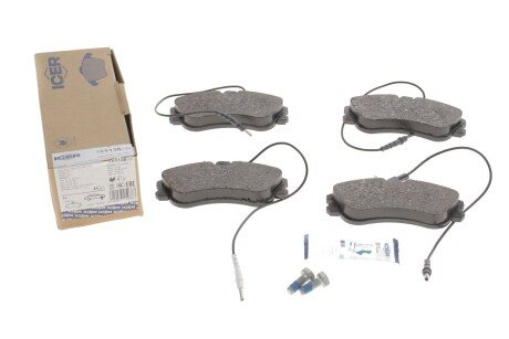 Передние тормозные колодки icer 181136700