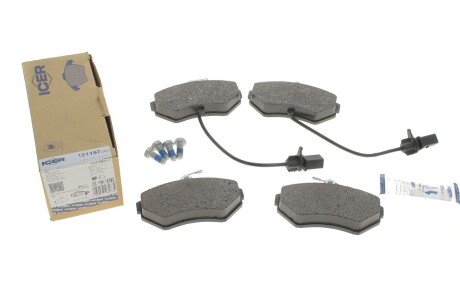 Передні тормозні (гальмівні) колодки icer 181157203