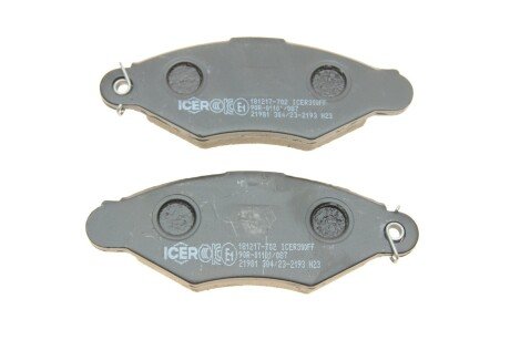 Передние тормозные колодки icer 181217702