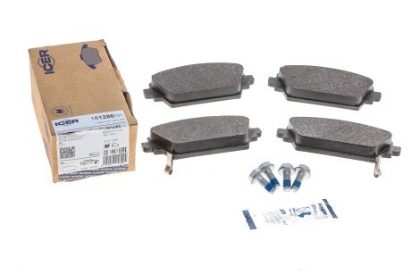 Передні тормозні (гальмівні) колодки icer 181286701