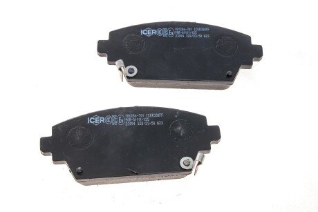 Передні тормозні (гальмівні) колодки icer 181286701