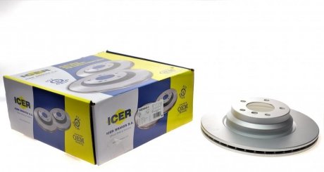 Вентильований гальмівний диск icer 78BD46452 на Бмв 3 Series