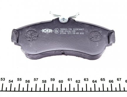 Передние тормозные колодки icer 180803700