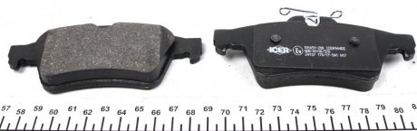 Задние тормозные колодки icer 181651200