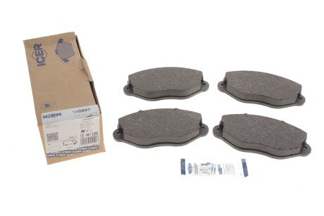 Тормозні (гальмівні) колодки icer 140897