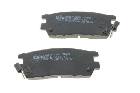 Тормозні (гальмівні) колодки icer 140980
