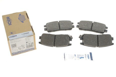 Тормозні (гальмівні) колодки icer 140980