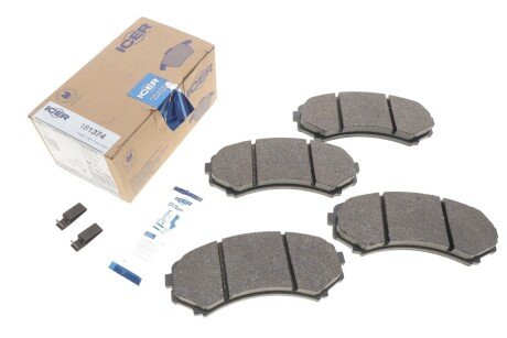 Тормозные колодки icer 181374