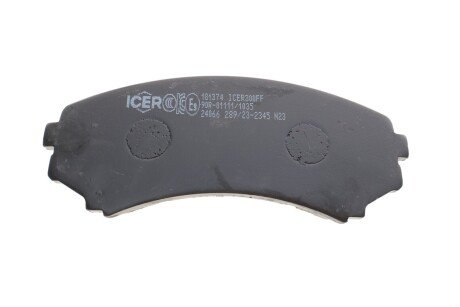 Тормозные колодки icer 181374