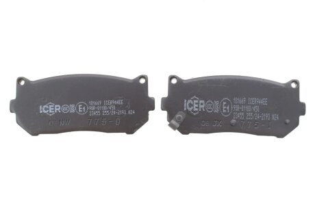 Тормозные колодки icer 181669