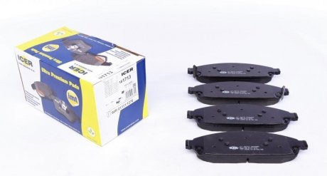 Тормозні (гальмівні) колодки icer 181713