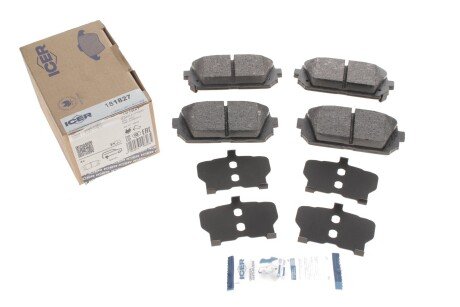 Тормозні (гальмівні) колодки icer 181827