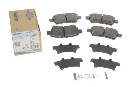 Тормозні (гальмівні) колодки icer 181934