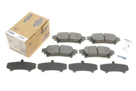 Тормозні (гальмівні) колодки icer 181983