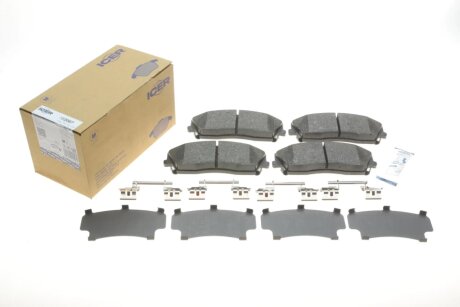 Тормозные колодки icer 182067