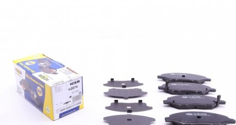 Тормозные колодки icer 182074
