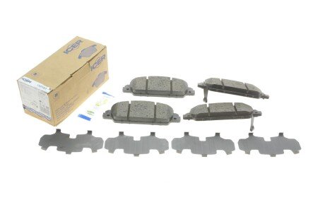 Тормозні (гальмівні) колодки icer 182153