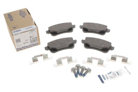 Тормозні (гальмівні) колодки icer 182222