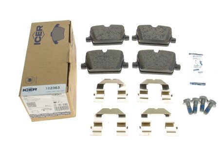 Тормозні (гальмівні) колодки icer 182363