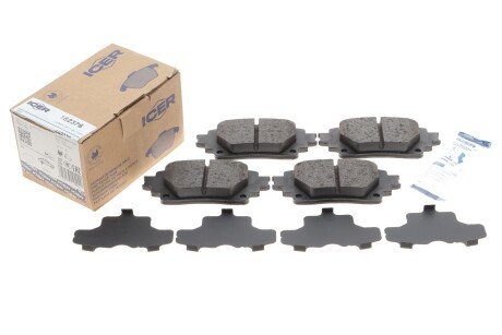 Тормозные колодки icer 182376
