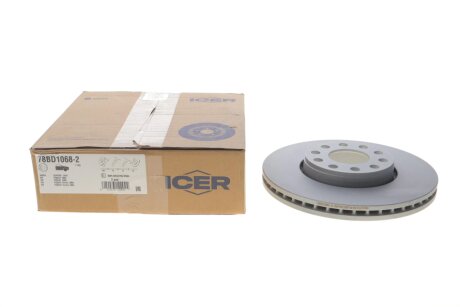 Вентильований гальмівний диск icer 78BD10682