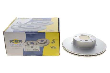 Вентильований гальмівний диск icer 78BD19722