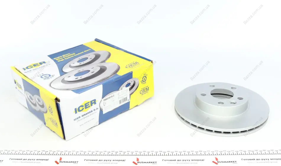 Вентилируемый тормозной диск icer 78BD3015-2