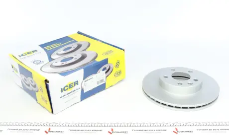 Вентилируемый тормозной диск icer 78BD3015-2