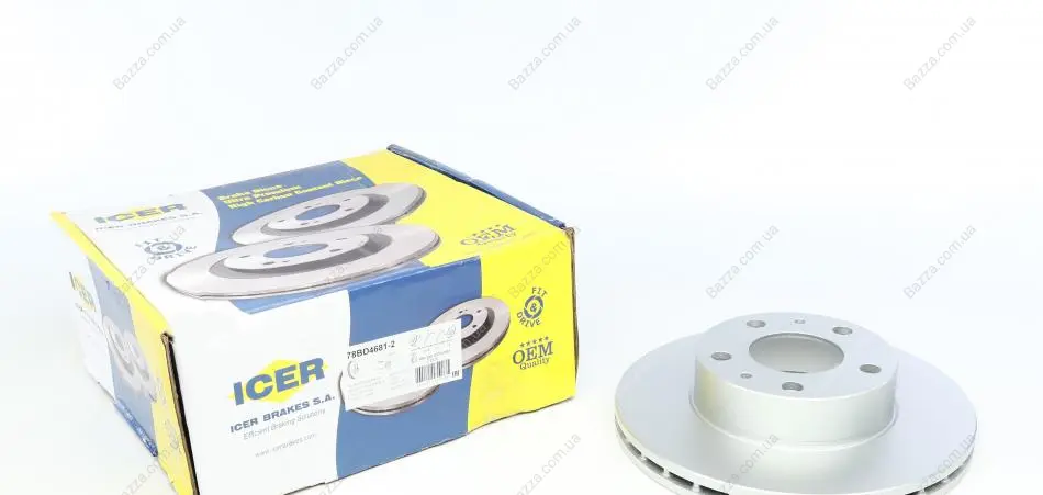 Вентилируемый тормозной диск icer 78BD4681-2