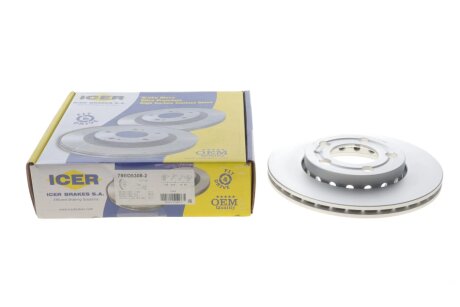 Вентилируемый тормозной диск icer 78BD53082