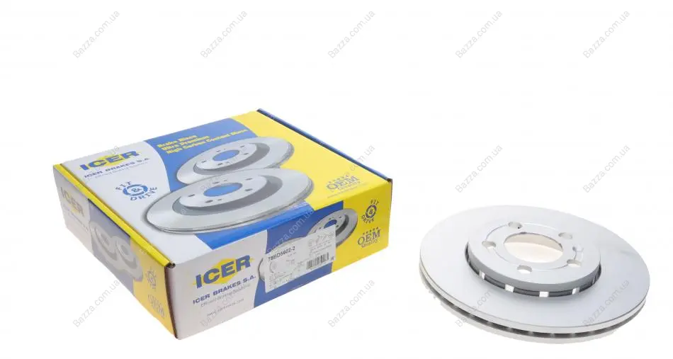 Вентилируемый тормозной диск icer 78BD5602-2