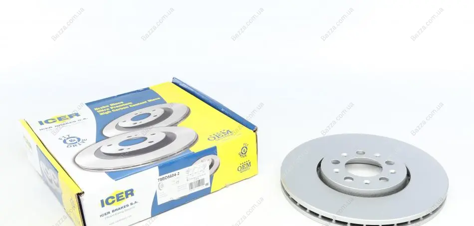 Вентилируемый тормозной диск icer 78BD5604-2