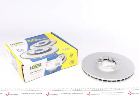 Вентильований гальмівний диск icer 78BD56132 Форд Transit