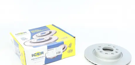 Вентилируемый тормозной диск icer 78BD5614-2