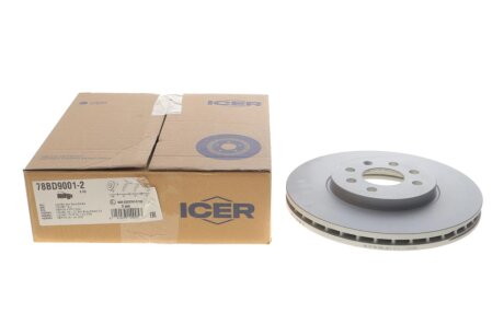 Вентильований гальмівний диск icer 78BD90012