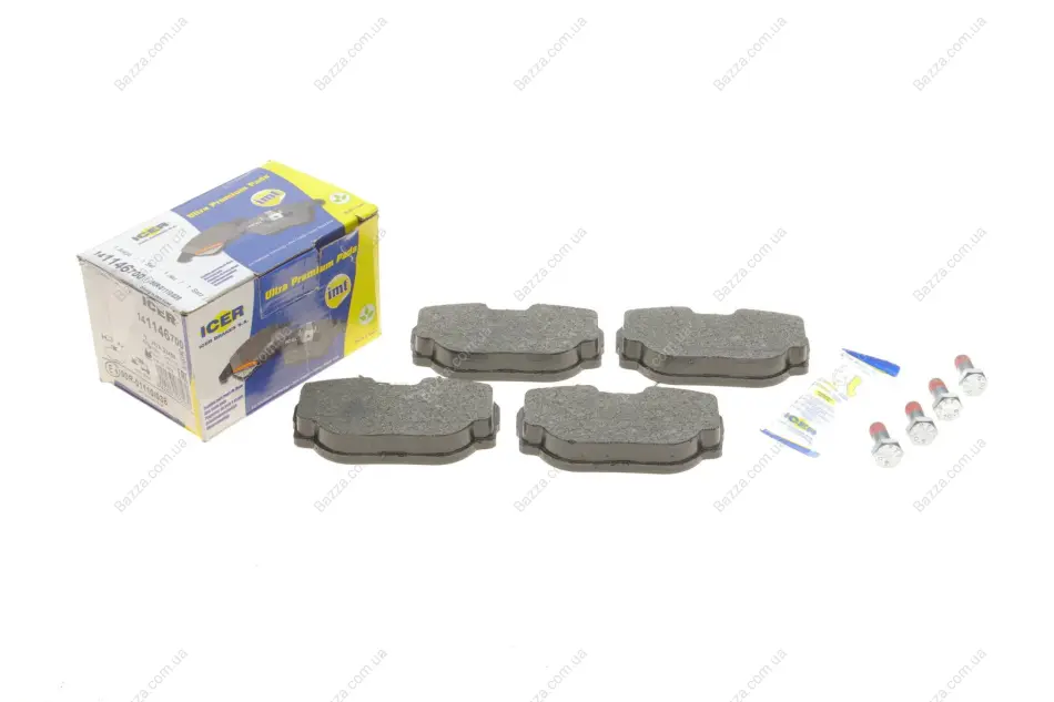 Задние тормозные колодки icer 141146700
