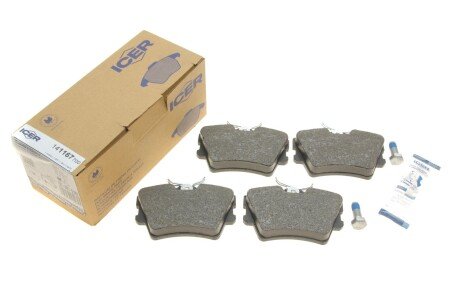 Задні тормозні (гальмівні) колодки icer 141167700