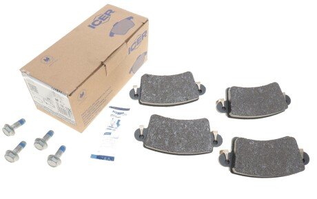 Задні тормозні (гальмівні) колодки icer 141511703