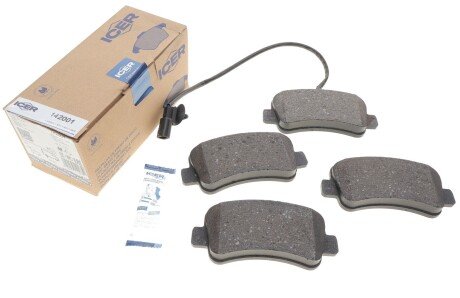 Задние тормозные колодки icer 142001